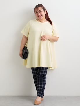 「nissen（ニッセン）のアイテム」を使った、nissen Smile Modelsさん（レディース・155cm）の春コーディネート