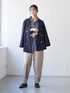 nissen Smile Modelsさん（レディース・166cm）の秋コーディネート