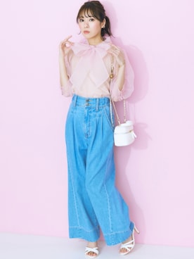 nissen Smile Modelsさん（レディース・162cm）の春コーディネート