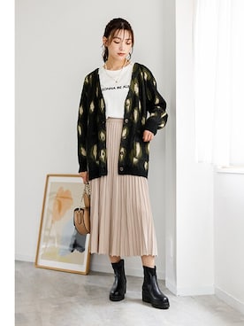 nissen Smile Modelsさん（レディース・170cm）の秋コーディネート