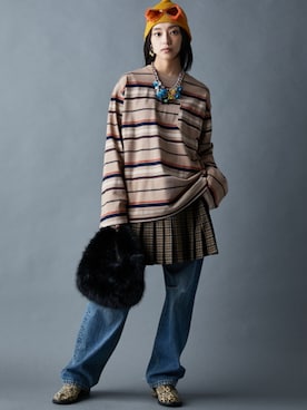 nissen Smile Modelsさん(レディース・163cm)の秋コーディネート