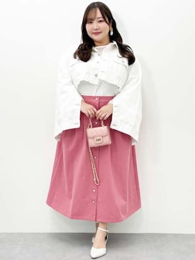 nissen Smile Modelsさん（レディース・158cm）の冬コーディネート