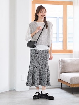 nissen Smile Modelsさん（レディース・165cm）の冬コーディネート