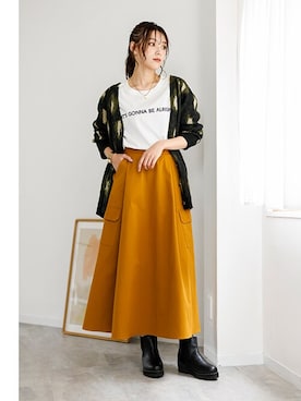 nissen Smile Modelsさん（レディース・170cm）の秋コーディネート