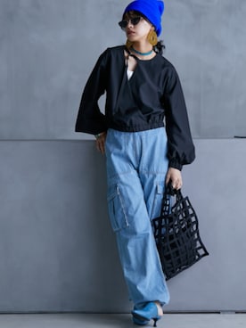 nissen Smile Modelsさん(レディース・163cm)の冬コーディネート