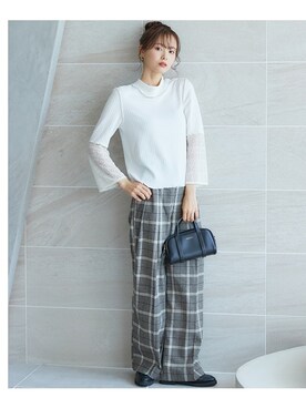 nissen Smile Modelsさん（レディース・166cm）の秋コーディネート