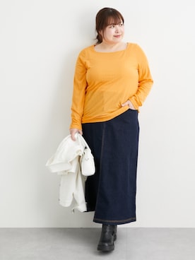 nissen Smile Modelsさん（レディース・158cm）の冬コーディネート