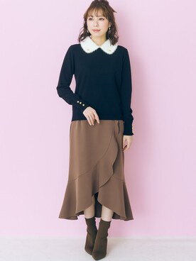 nissen Smile Modelsさん（レディース・162cm）の秋コーディネート
