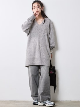 「CHIC STYLE（シックスタイル）のアイテム」を使った、nissen Smile Modelsさん（レディース・163cm）の秋コーディネート