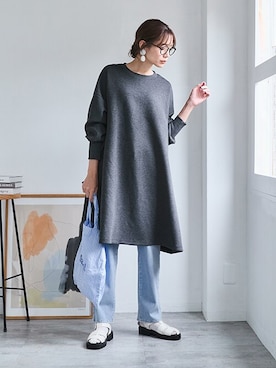 nissen Smile Modelsさん(レディース・165cm)の冬コーディネート