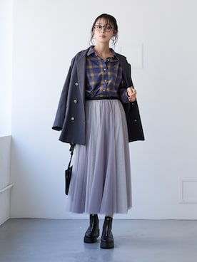 nissen Smile Modelsさん（レディース・165cm）の秋コーディネート