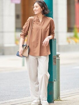 nissen Smile Modelsさん（レディース・167cm）の夏コーディネート