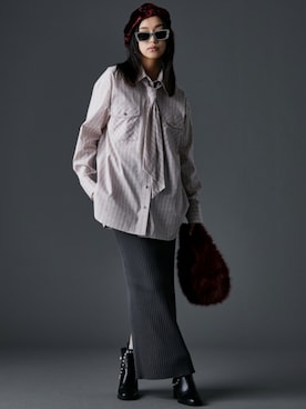 nissen Smile Modelsさん（レディース・163cm）の夏コーディネート