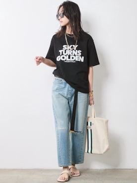 「Denim」｜nissen Smile Modelsさん（レディース・163cm）の春コーディネート