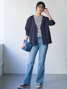 nissen Smile Modelsさん（レディース・166cm）の春コーディネート