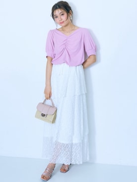 nissen Smile Modelsさん（レディース・166cm）の春コーディネート