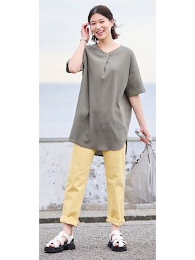 nissen Smile Modelsさん（レディース・167cm）の春コーディネート