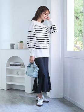 nissen Smile Modelsさん（レディース・165cm）の春コーディネート