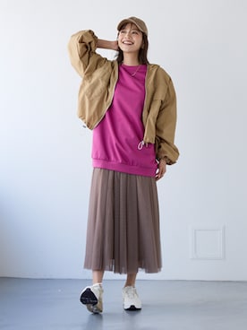 nissen Smile Modelsさん（レディース・167cm）の秋コーディネート