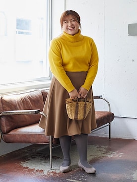 nissen Smile Modelsさん（レディース・155cm）の秋コーディネート