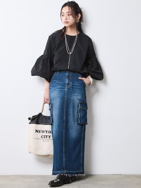 nissen Smile Modelsさん（レディース・163cm）の夏コーディネート