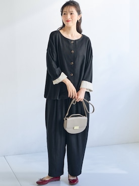 nissen Smile Modelsさん（レディース・164cm）の冬コーディネート