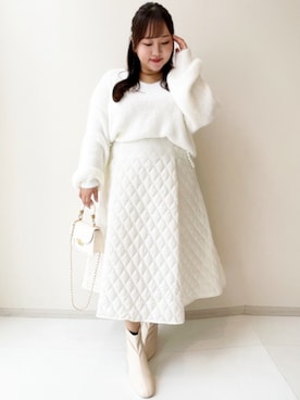 nissen Smile Modelsさん(レディース・158cm)の冬コーディネート