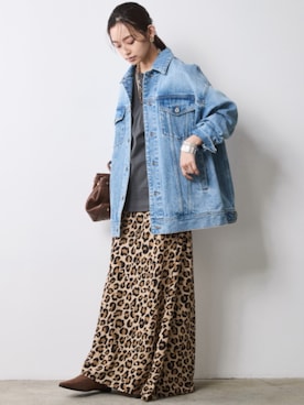 「CHIC STYLE（シックスタイル）のアイテム（ジャケット/アウター）」を使った、nissen Smile Modelsさん（レディース・163cm）の夏コーディネート
