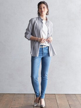 nissen Smile Modelsさん（レディース・167cm）の夏コーディネート