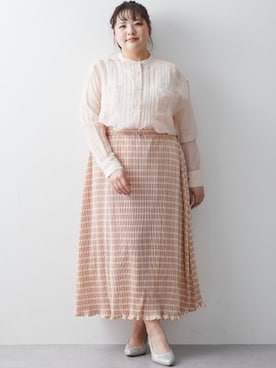 nissen Smile Modelsさん(レディース・157cm)の冬コーディネート