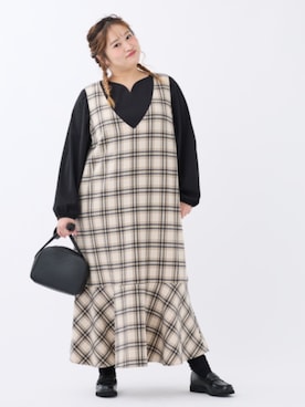 nissen Smile Modelsさん（レディース・160cm）の冬コーディネート