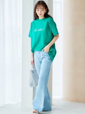 nissen Smile Modelsさん（レディース・167cm）の春コーディネート