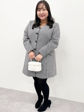 nissen Smile Modelsさん（レディース・158cm）の冬コーディネート