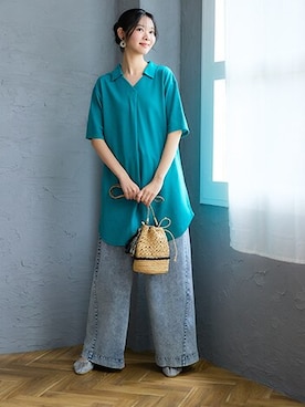 nissen Smile Modelsさん（レディース・167cm）の春コーディネート