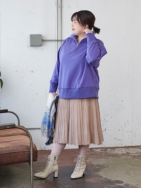 nissen Smile Modelsさん（レディース・158cm）の秋コーディネート