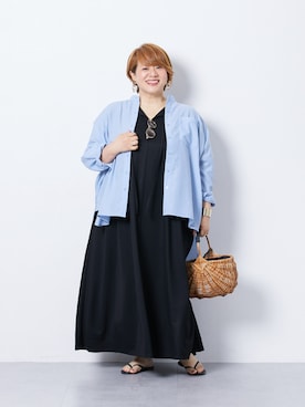 nissen Smile Modelsさん(レディース・157cm)の夏コーディネート