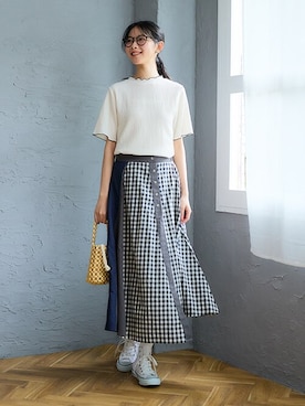 nissen Smile Modelsさん（レディース・167cm）の春コーディネート