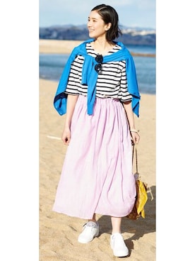 nissen Smile Modelsさん（レディース・167cm）の春コーディネート