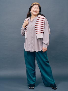 nissen Smile Modelsさん（レディース・160cm）の秋コーディネート