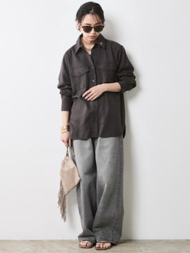「Denim」｜nissen Smile Modelsさん（レディース・163cm）の春コーディネート