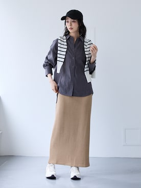 nissen Smile Modelsさん（レディース・165cm）の秋コーディネート