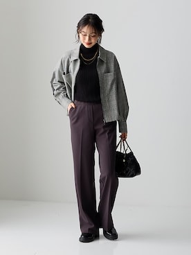 nissen Smile Modelsさん（レディース・165cm）の秋コーディネート