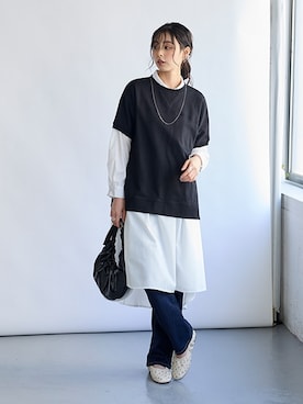 nissen Smile Modelsさん（レディース・165cm）の夏コーディネート