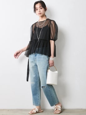 nissen Smile Modelsさん(レディース・163cm)の春コーディネート