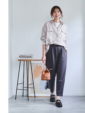 nissen Smile Modelsさん（レディース・165cm）の冬コーディネート