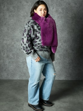 nissen Smile Modelsさん(レディース・163cm)の冬コーディネート