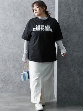 nissen Smile Modelsさん（レディース・157cm）の冬コーディネート