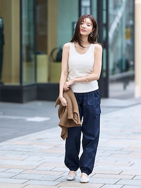 nissen Smile Modelsさん（レディース・165cm）の春コーディネート