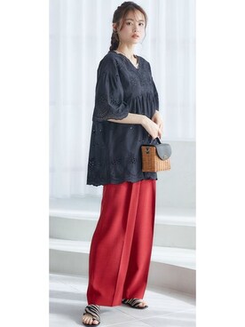 nissen Smile Modelsさん（レディース・166cm）の春コーディネート