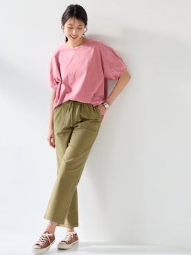 nissen Smile Modelsさん（レディース・168cm）の春コーディネート